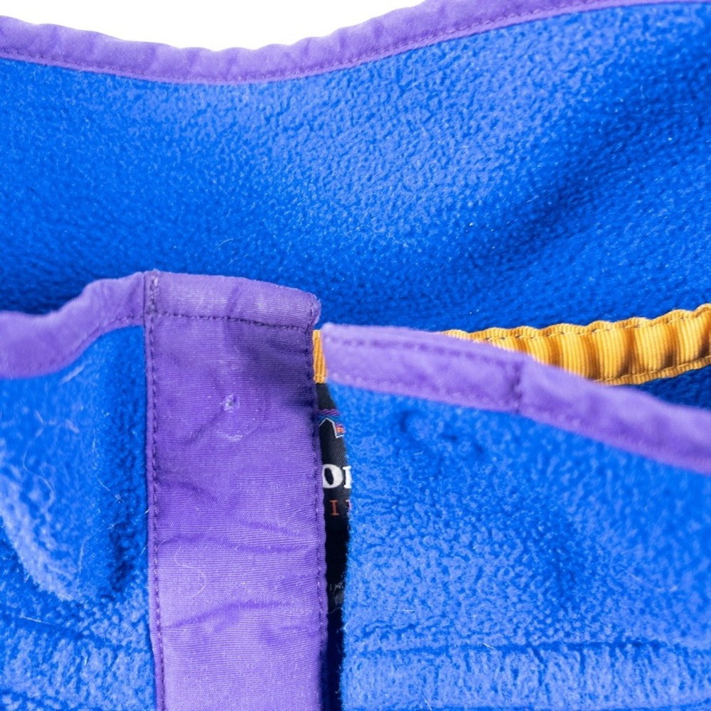 Patagonia Snap T Synchilla Fleece Pullover Mens S Teal Blue Purple Rare Retro - Picture 4 of 10